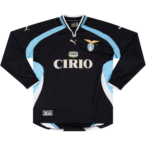 1999 00 Lazio Centenary Away L S Shirt 5 10 L