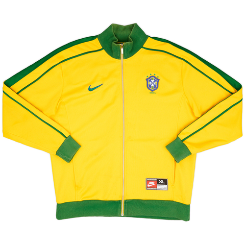 2008 09 Brazil Nike Retro Track Jacket 6 10 XL