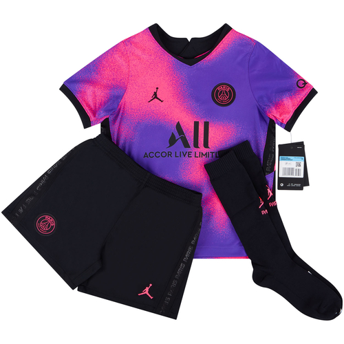 2020 21 Paris Saint Germain Fourth Full Kit Kean 18 Little Kids