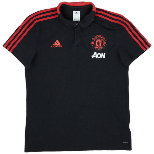 2018 19 Manchester United adidas Polo Shirt 7 10 L
