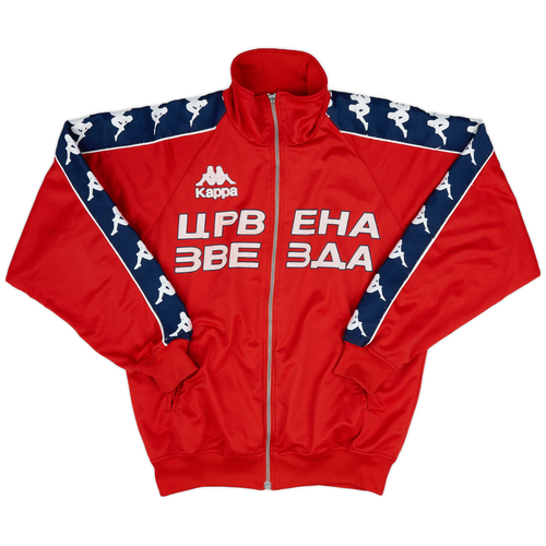 Kappa track hotsell jacket red