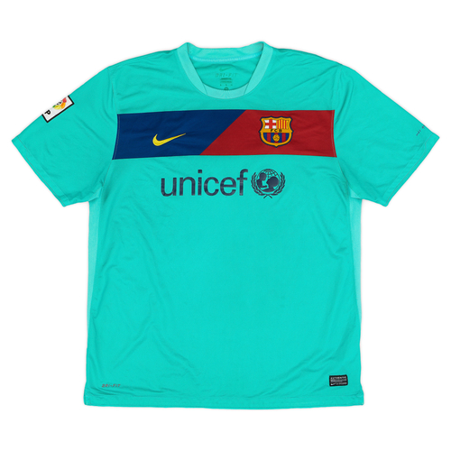 2010 11 Barcelona Away Shirt 6 10 XL