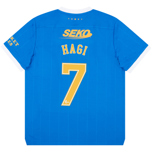2021 22 Rangers 150 Years Anniversary Home Shirt Hagi 7