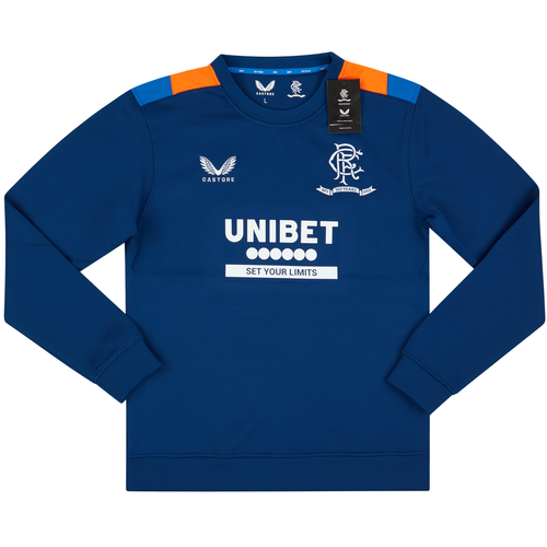 2021 22 Rangers Castore 150 Years Anniversary Matchday Sweat Top