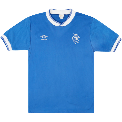 1985 87 Rangers Home Shirt 6 10 M