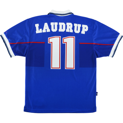1997 99 Rangers Home Shirt Laudrup 11 Excellent XL
