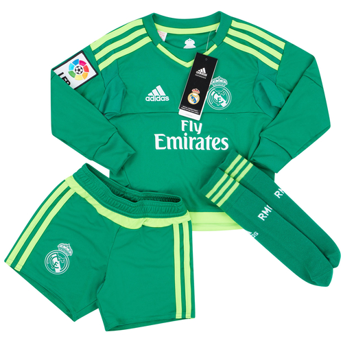 Real madrid goalkeeper kit kids sales