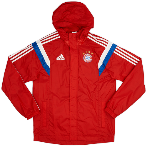 2014 15 Bayern Munich adidas Hooded Rain Jacket 8 10 M