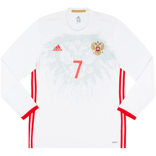2016 17 Russia Match Issue Away L S Shirt 7