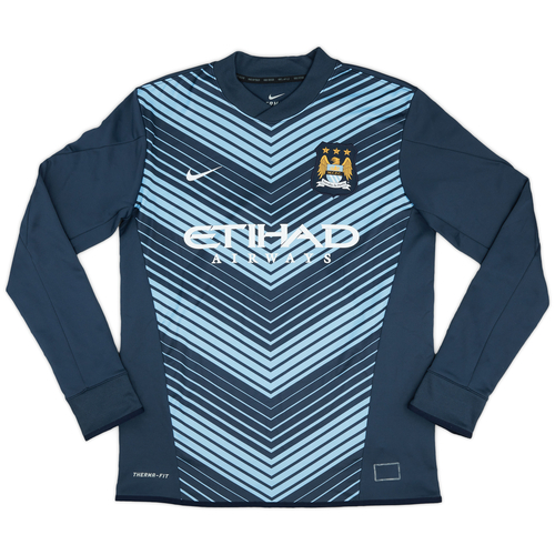 2014 15 Manchester City Nike Therma fit Sweat Top 9 10 L