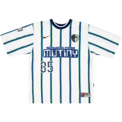 1999 Tampa Bay Mutiny Match Issue Away Shirt Yallop 35