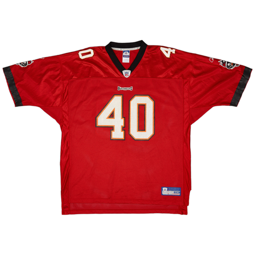 2002 04 Tampa Bay Buccaneers Alstott 40 Reebok On Field Home