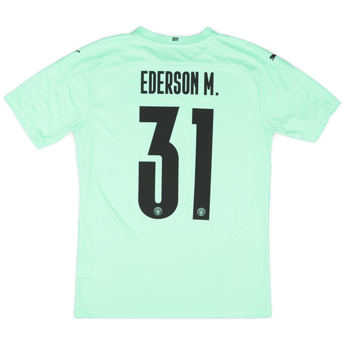 Manchester City No31 Ederson M. Home Soccer Club Jersey