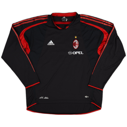 2004 05 AC Milan adidas L S Training Shirt 8 10 XL
