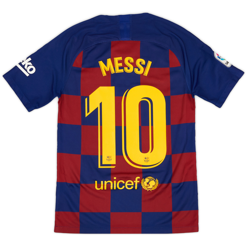 2019 20 Barcelona Home Shirt Messi 10 9 10 S