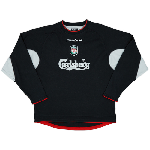 2002 03 Liverpool Reebok Sweat Top 9 10 M