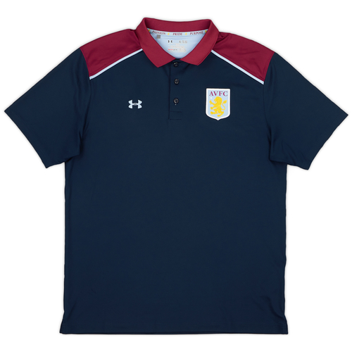 2016 17 Aston Villa Under Armour Polo Shirt 9 10 XL