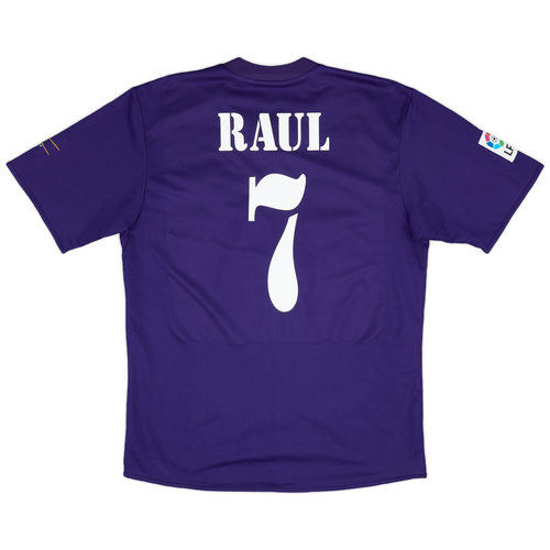 2002 03 Real Madrid Centenary Third Shirt Raul 7 7 10 L