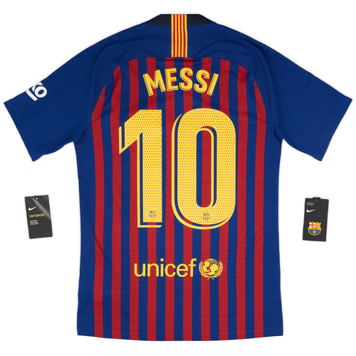 Barcelona kit clearance 2018 19 messi