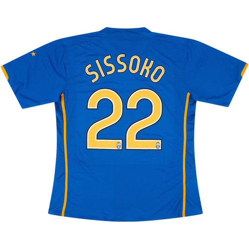 2007 09 Juventus Match Issue Away Shirt Sissoko 22