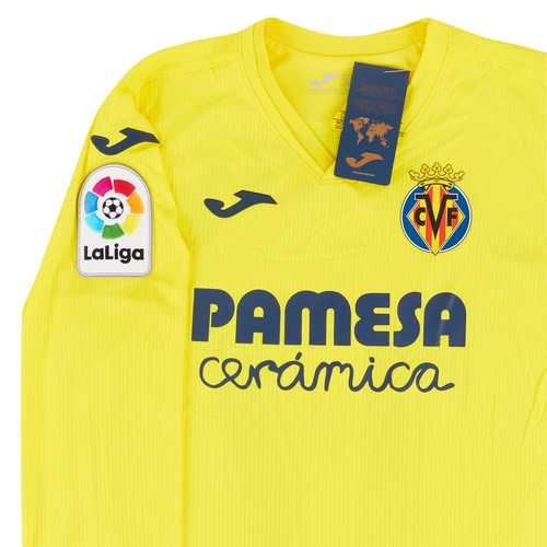 2020 21 Villarreal Home L S Shirt Pau 4