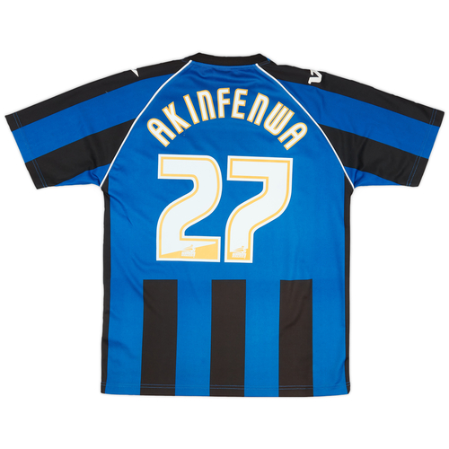 2010 11 Gillingham Home Shirt Akinfenwa 27 9 10 M