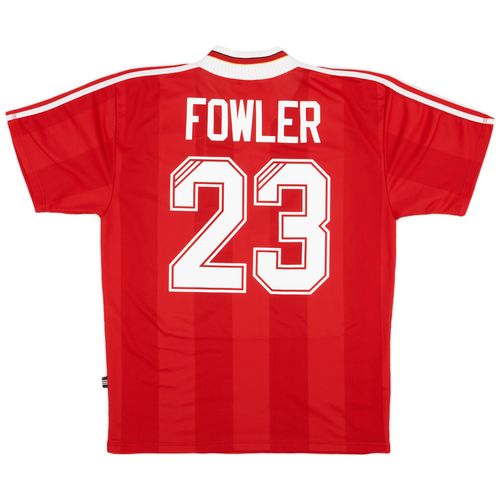 1995 96 Liverpool Home Shirt Fowler 23 9 10 L