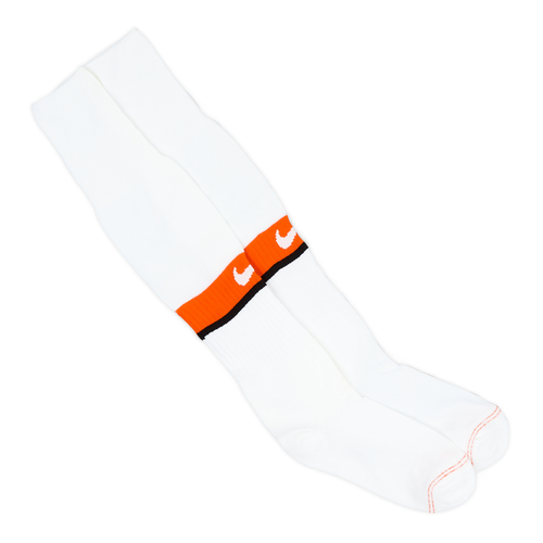 White and orange nike socks hot sale
