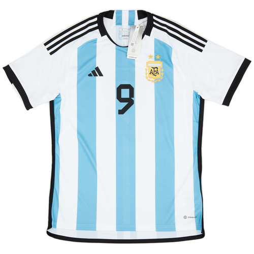 2022 23 Argentina Home Shirt J. lvarez 9