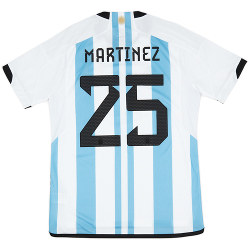 2022 23 Argentina Home Shirt Martinez 25