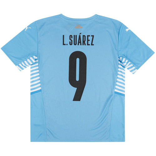 2021 22 Uruguay Home Shirt L.Su rez 9