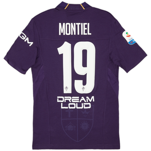 2018 19 Fiorentina Match Issue Home Shirt Montiel 19 As New S