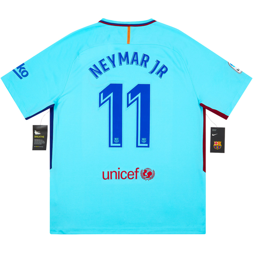 2017 18 Barcelona Away Shirt Neymar Jr 11