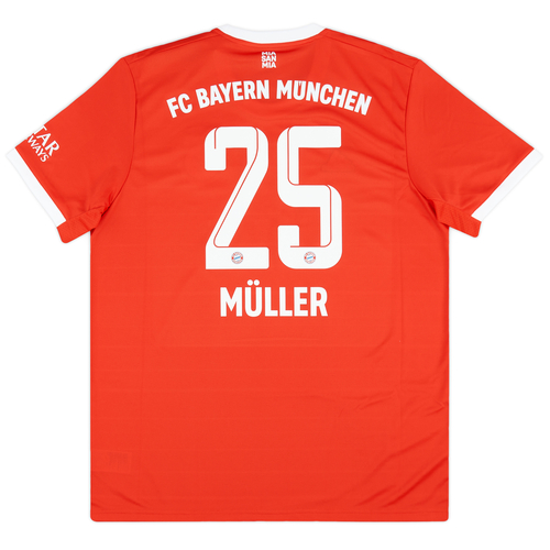 2022 23 Bayern Munich Home Shirt M ller 25