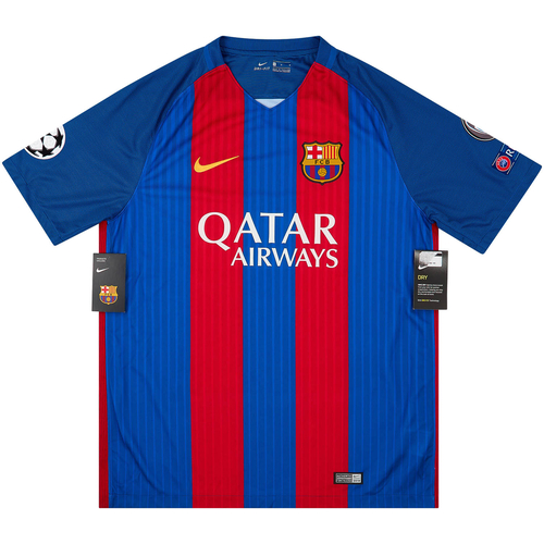2016 17 Barcelona Home CL Shirt L
