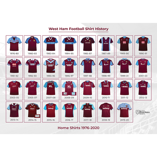 Classic west ham sales shirts
