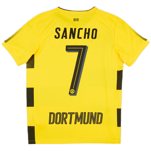 2017 18 Borussia Dortmund Home Shirt Sancho 7 XXL.Boys