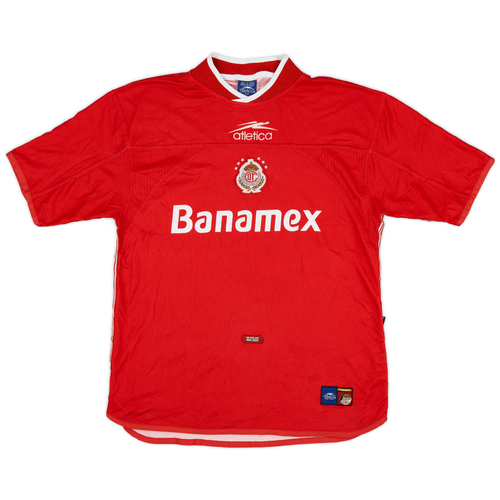 2000 01 Deportivo Toluca Home Shirt 8 10 M