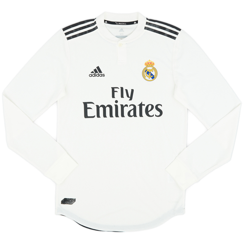 Real madrid long sleeve jersey 2018 hotsell