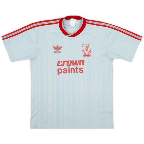 1987 88 Liverpool Away Shirt 6 10 XL