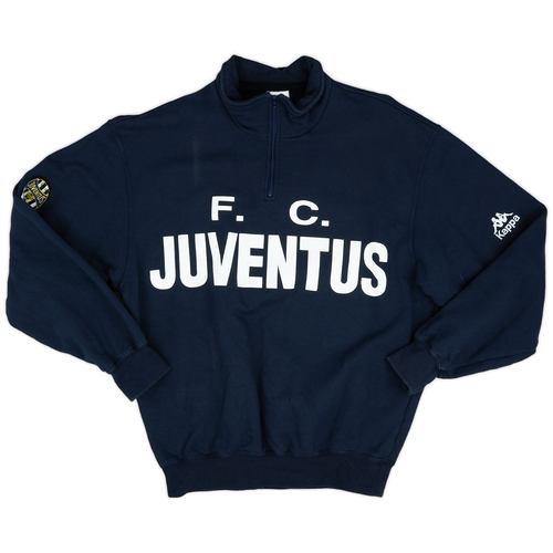 1994 96 Juventus Kappa 1 4 Zip Sweat Top 7 10 L