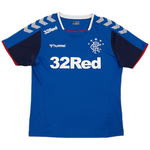 2018 19 Rangers Hummel Training Shirt 6 10 M