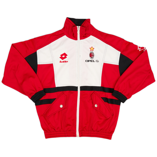 1995 96 AC Milan Lotto Track Jacket 7 10 XL.Boys