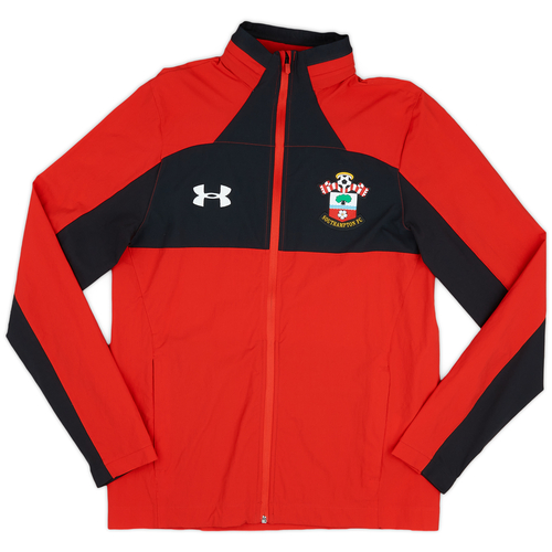 Under armour sales jacket red