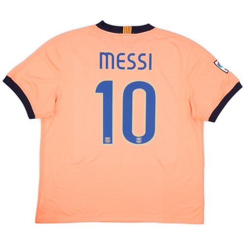 2009 10 Barcelona Away Shirt Messi 10 6 10 XL
