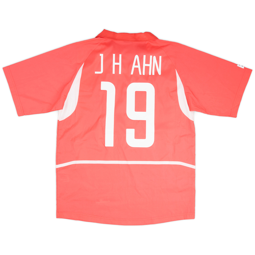 2002 03 South Korea Home Shirt J H Ahn 19 8 10 M 2002-03-south-korea-home-shirt-j-h-ahn-19-8-10-m
