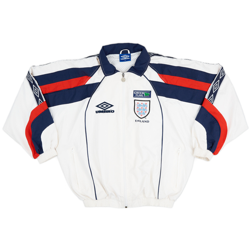 1998-00 England Umbro Track Jacket - 9/10 - (M)