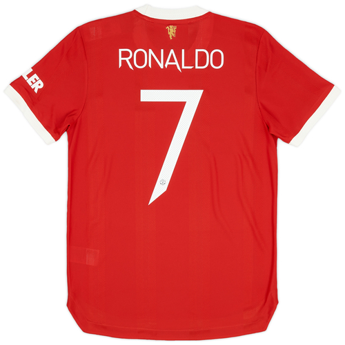 2021-22 Manchester United Authentic Home Shirt Ronaldo #7
