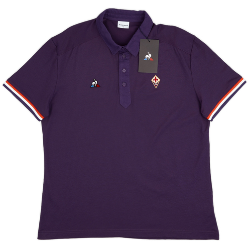 2019-20 Fiorentina Le Coq Sportif Polo T-Shirt (XS)