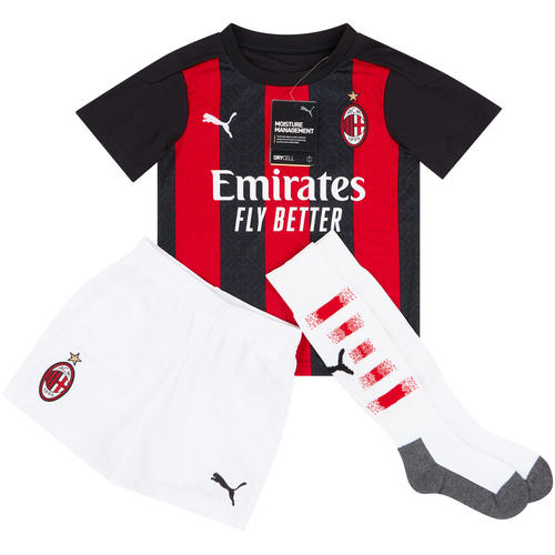 2020-21 AC Milan Home Full Kit (Little Kids)